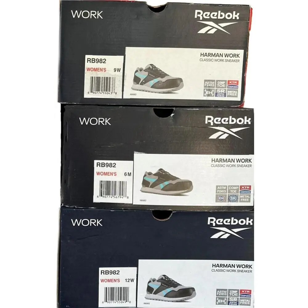 Reebok shoes - Harman Work - Harman Work - RB982 - Grey and Teal 9