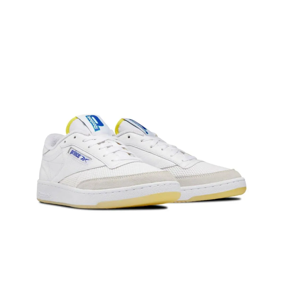 Reebok shoes - white/yellow/cobalt 3