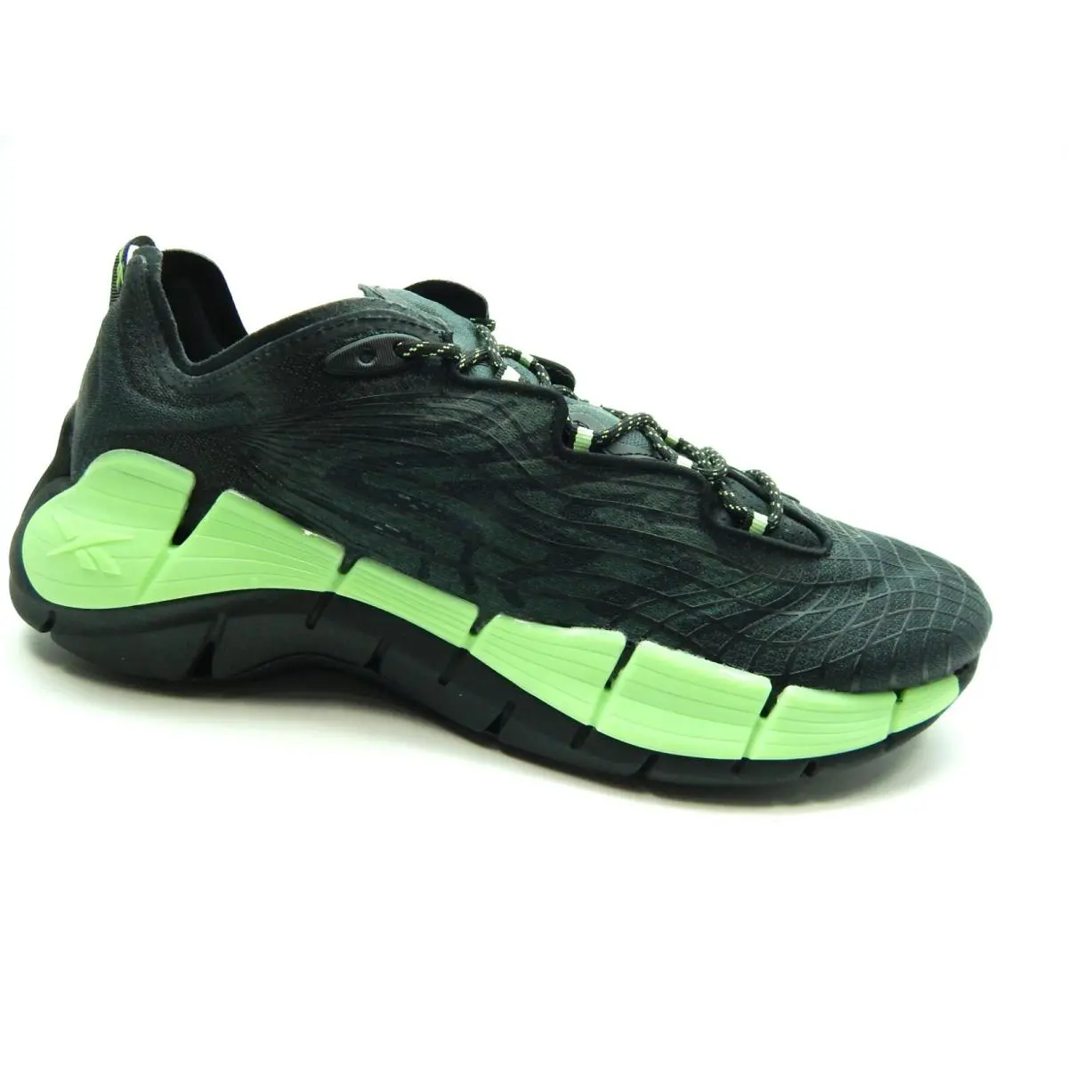 Reebok shoes - REEBOK ZIG KINETICA II - ZIG KINETICA - G58281 - Black NEON MINT 11