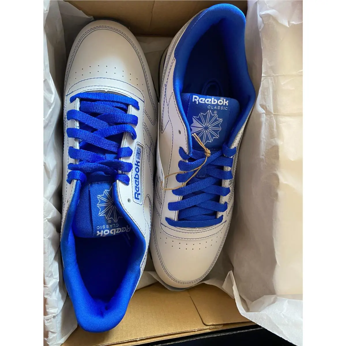 Reebok shoes - Reebok Classic Leather - Classic Leather - GW0149 - Royal/White 8
