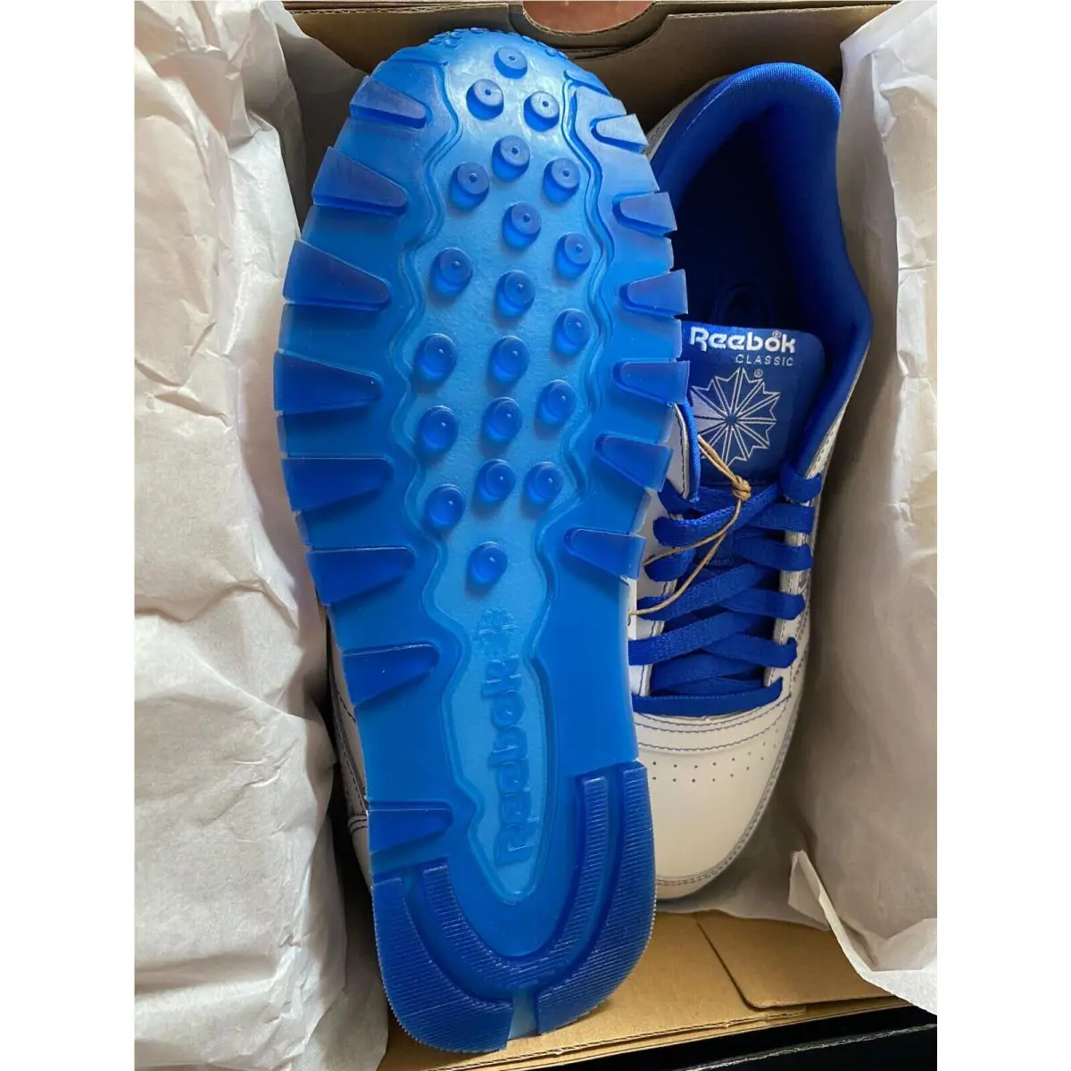 Reebok shoes - Reebok Classic Leather - Classic Leather - GW0149 - Royal/White 9