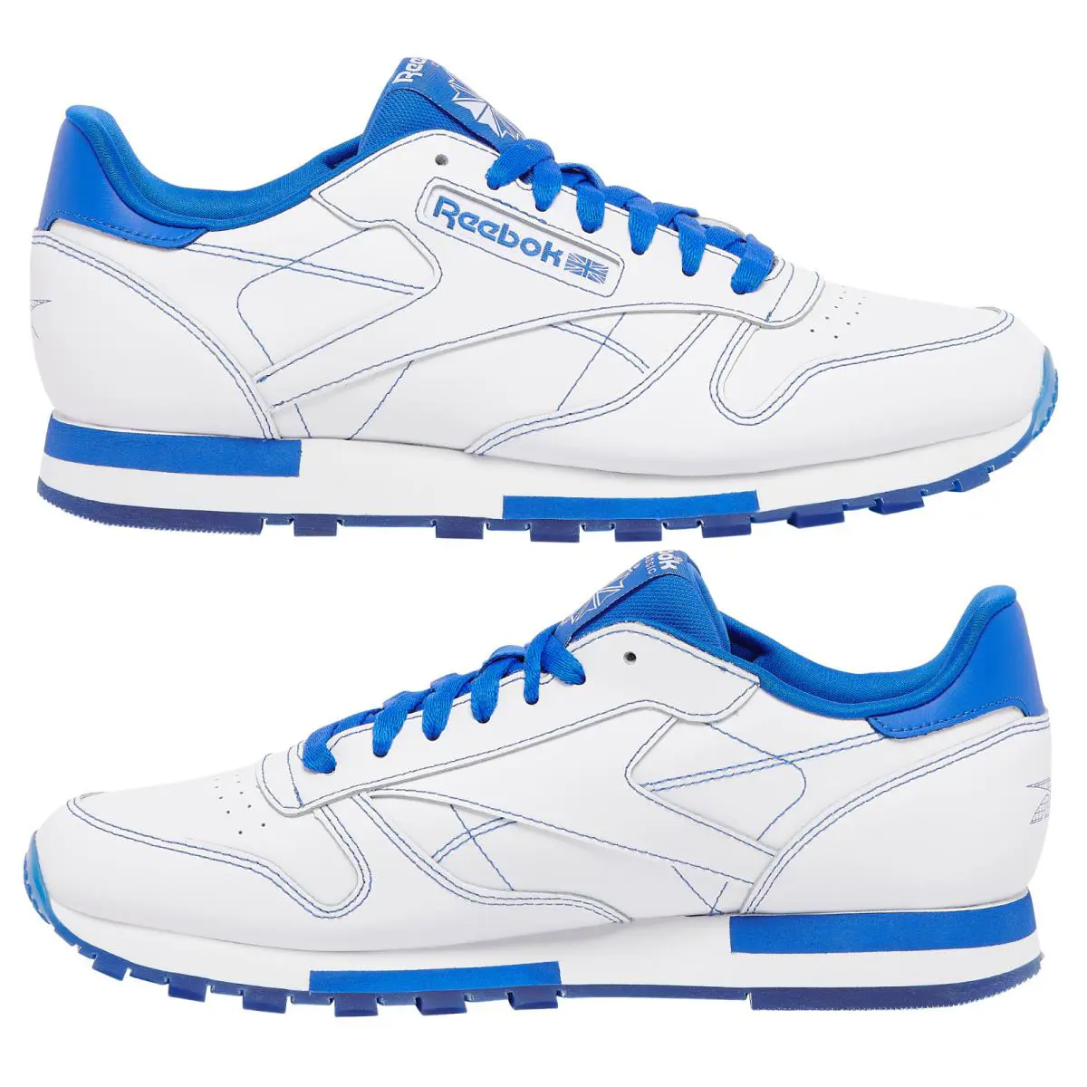 Reebok shoes - Reebok Classic Leather - Classic Leather - GW0149 - Royal/White 10