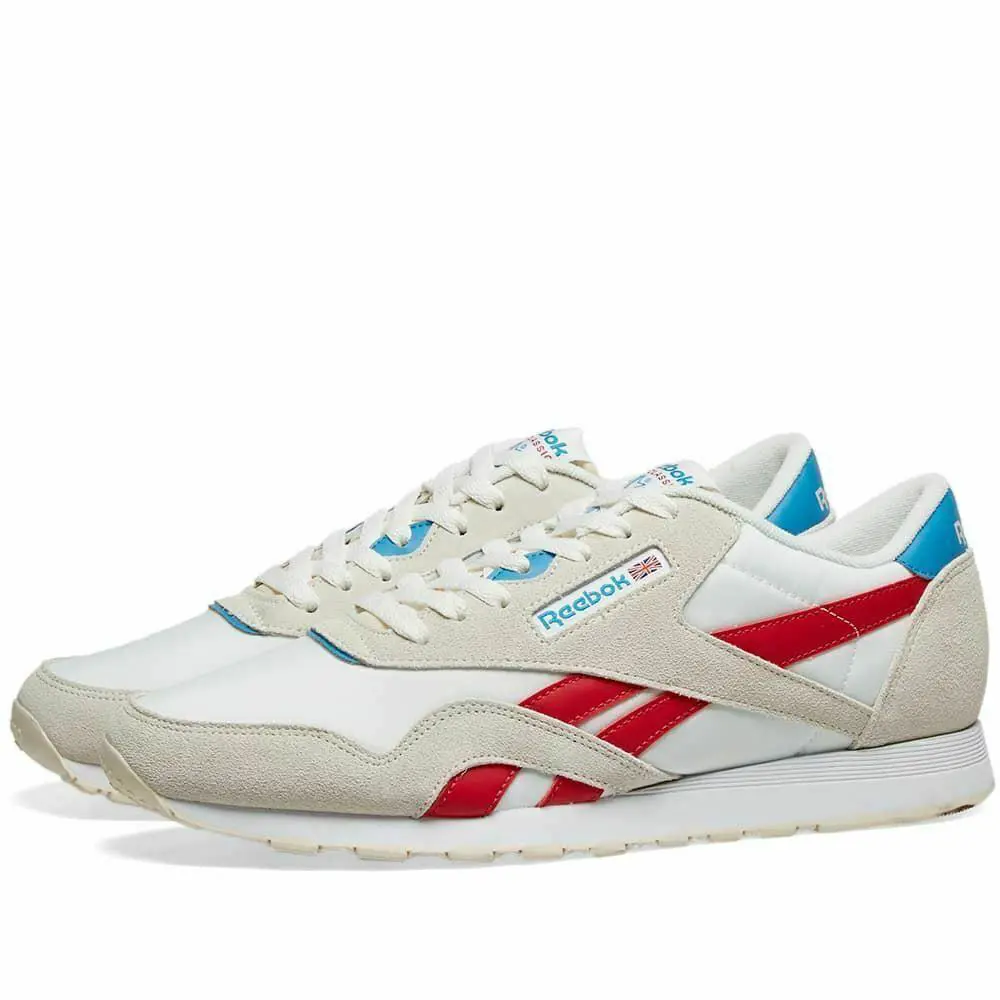 Reebok shoes - Chalk/Scarlet/Cyan/White 0