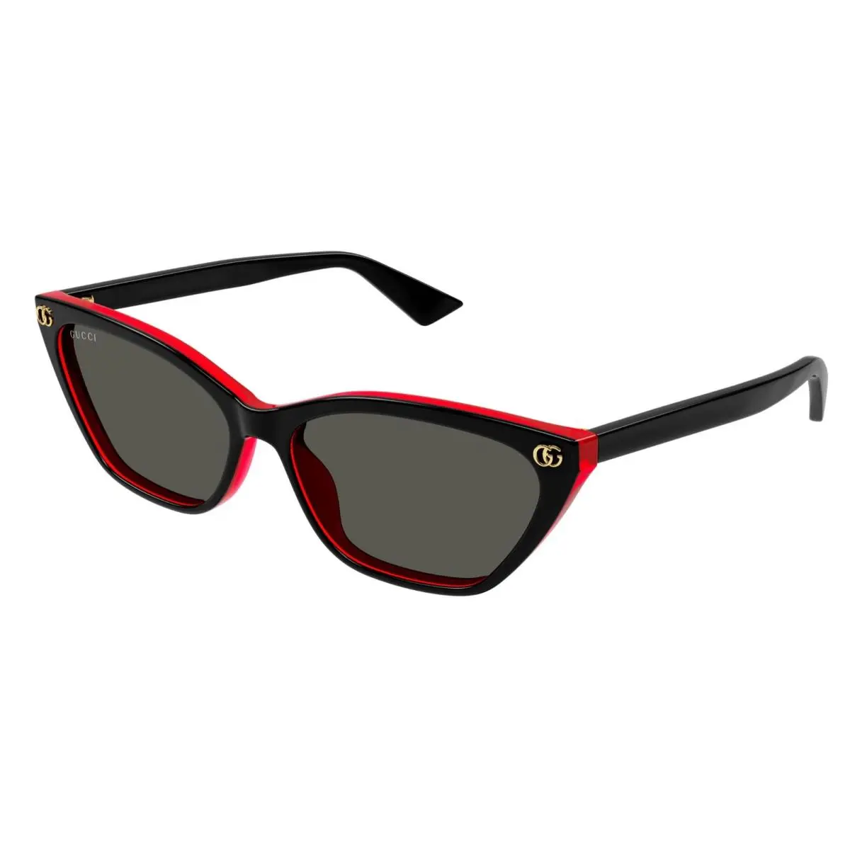 GG1815S 003 Black Black Grey Lens 58 mm Cat Eye Women`s Sunglasses by Gucci