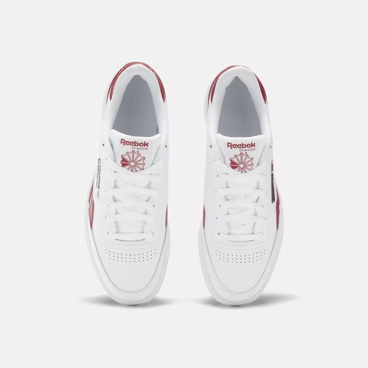 Reebok shoes - White/Richmarooon/White 3