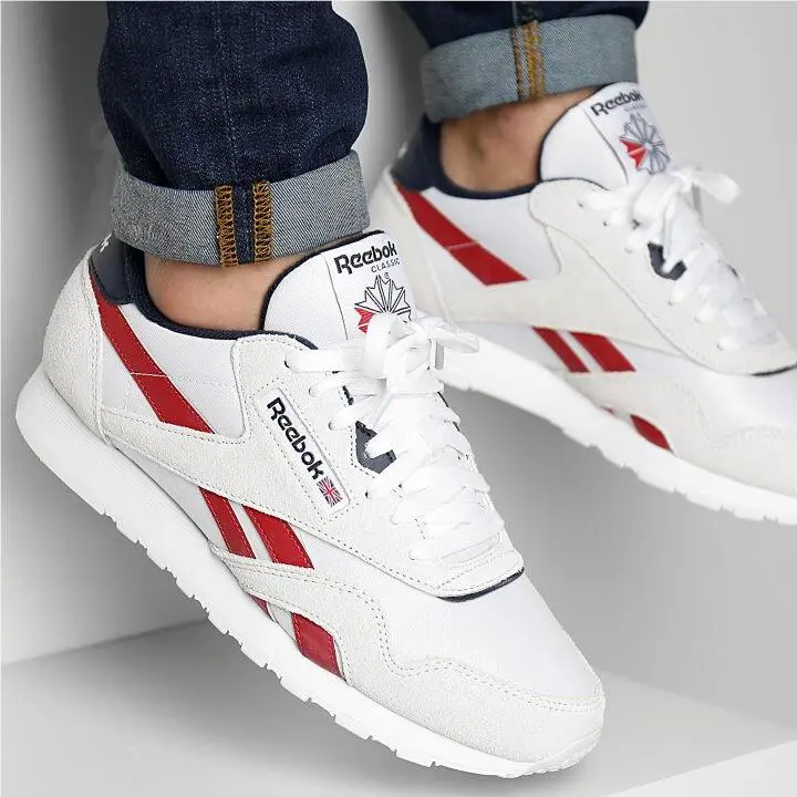 Reebok shoes - Reebok Classic Nylon - Classic Nylon - Reebok Men - White 10