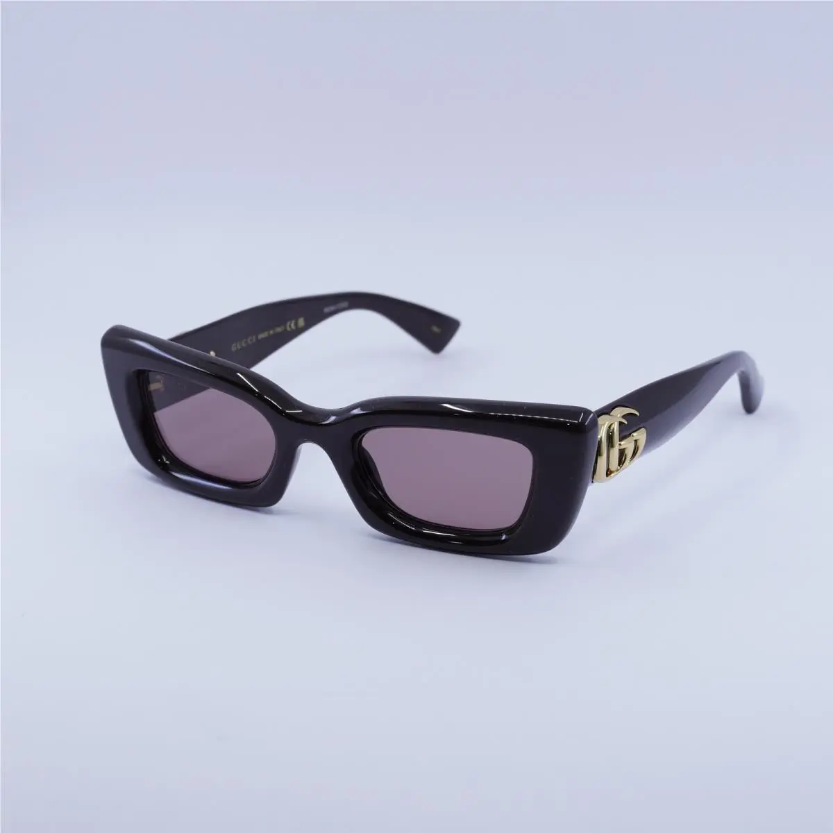 Gucci GG1827S 004 Shiny Brown/violet 49-22-145 Sunglasses