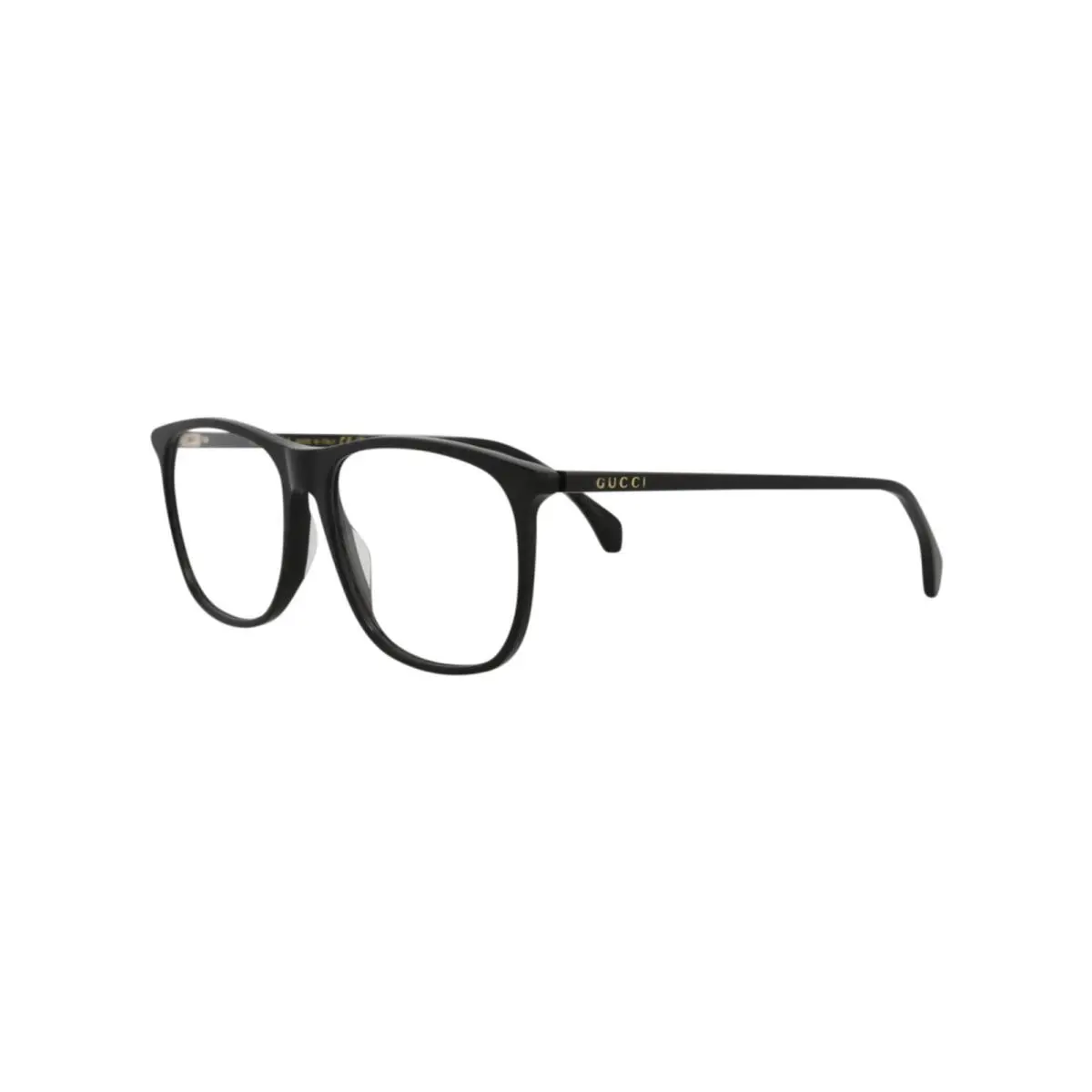Gucci GG 0554O 001 Eyeglasses 55mm Black / Clear Demo Lens