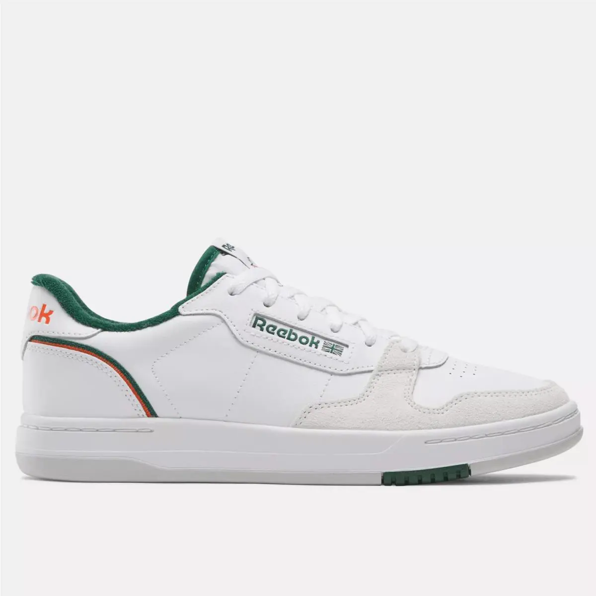 Reebok shoes - White/White/Darkgreen 4
