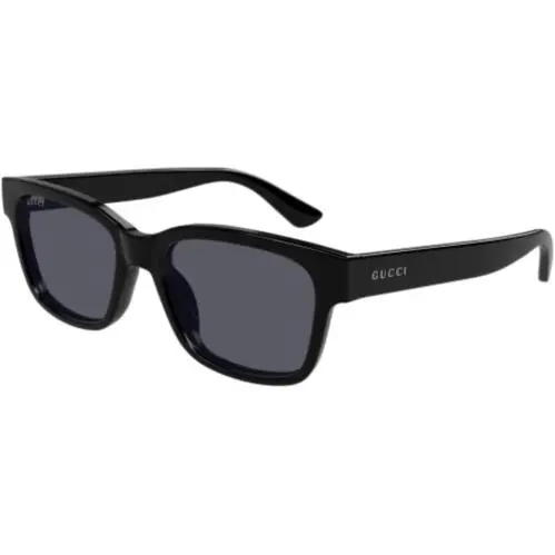 GG1716S 001 54mm Sunglasses Black / Grey Solid Lens by Gucci