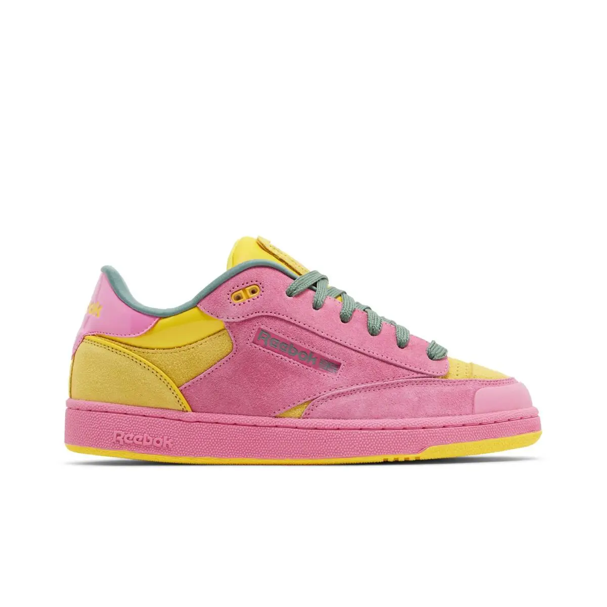 100074246/ID7656 Mens Reebok Club C Bulc - Trupnk/Alwyel/Clayel