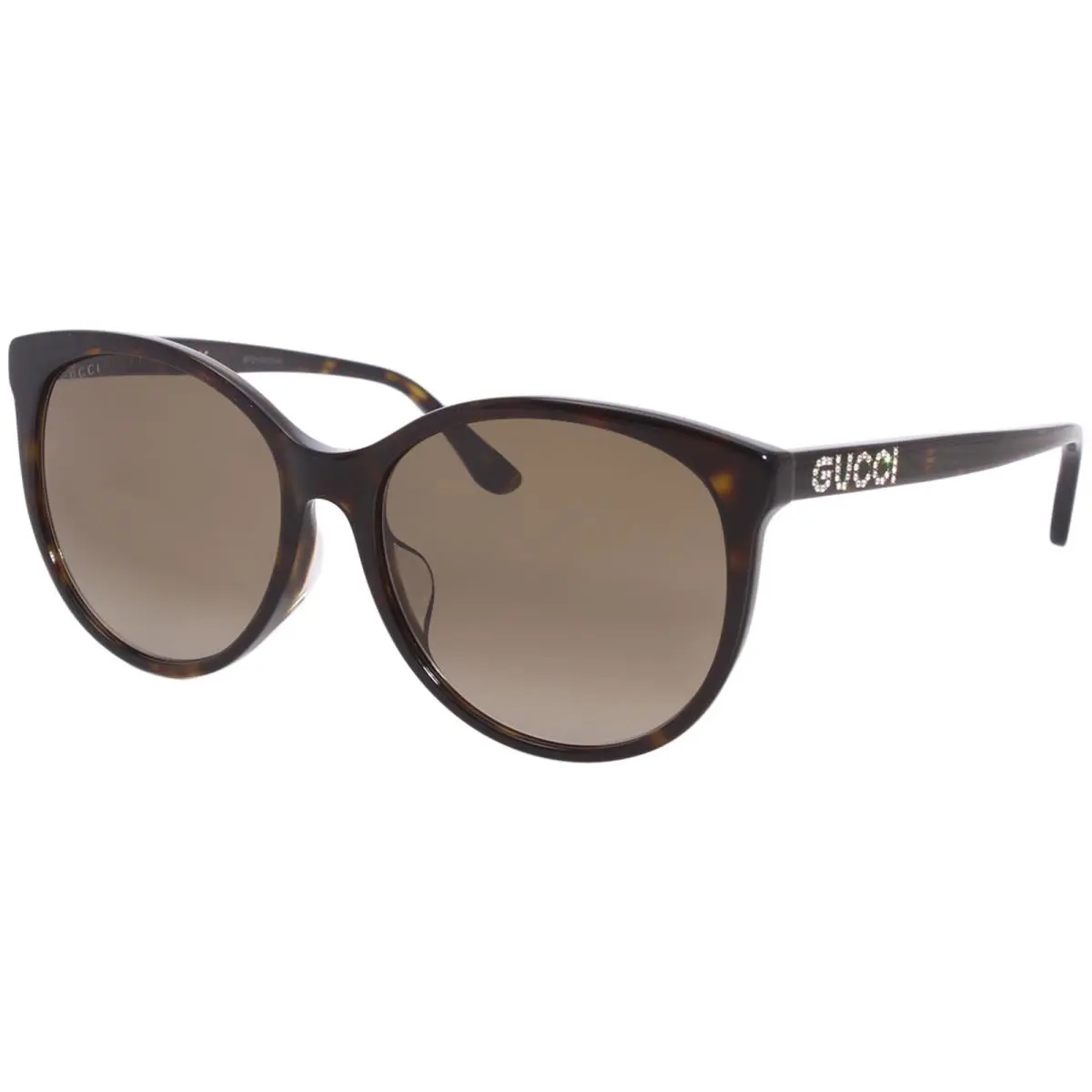 Gucci Seasonal-icon GG0729SA 002 Sunglasses Women`s Havana/brown Gradient Lenses - Frame: Havana, Lens: Brown