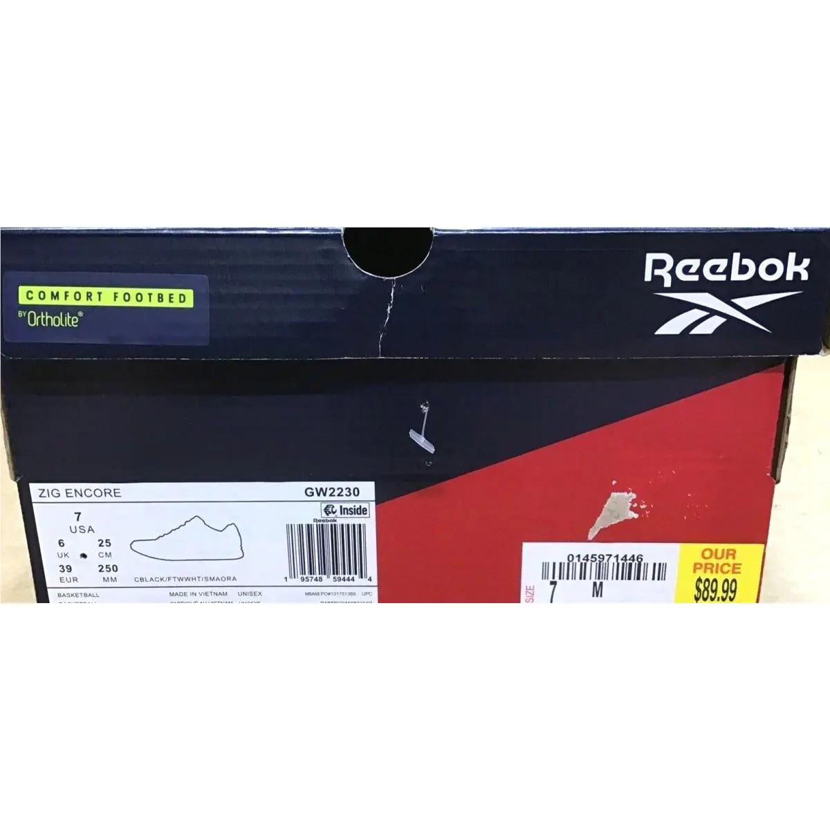 Reebok shoes - Reebok Zig Encore - Zig Encore - GW2230 - Black 6