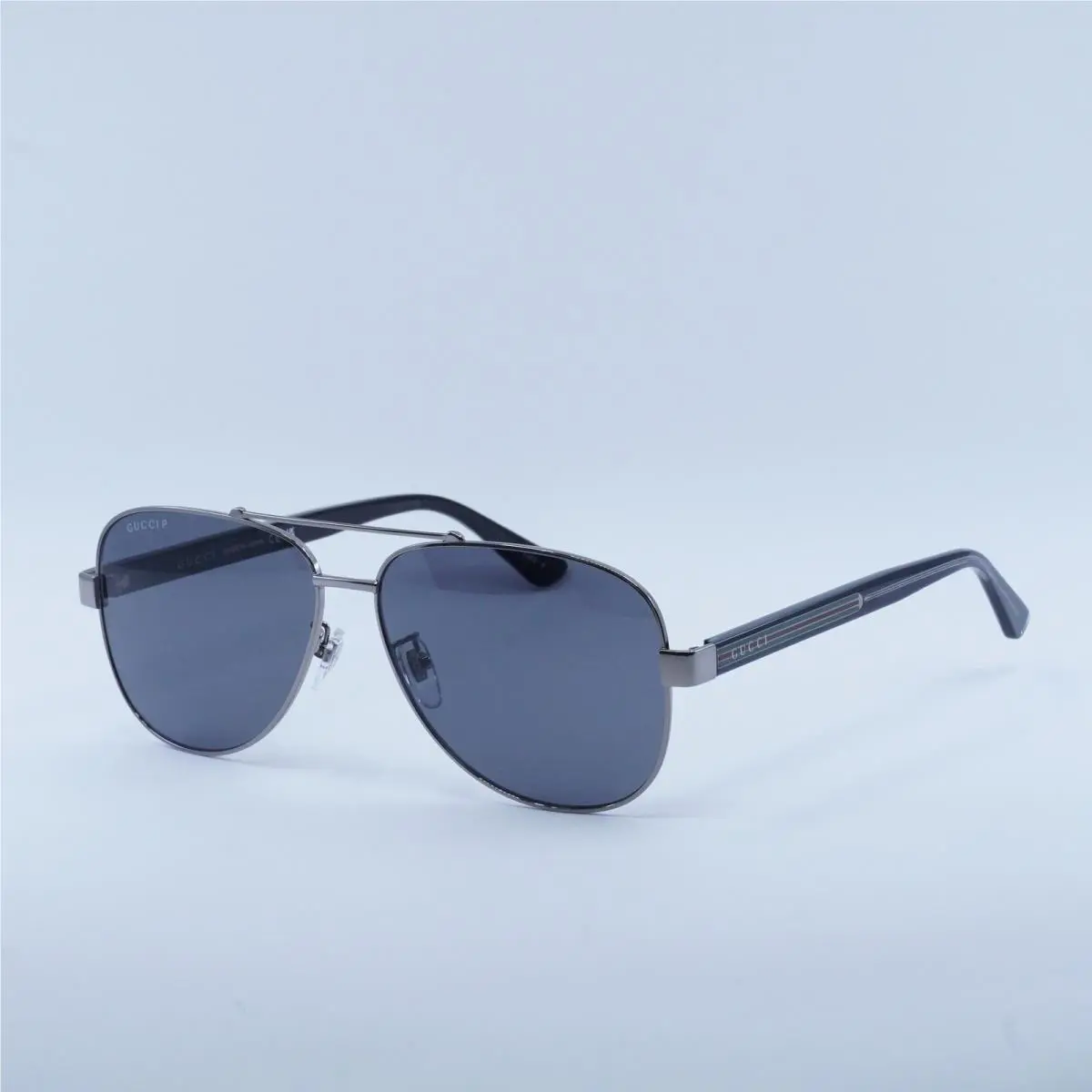 Gucci GG0528S 007 Ruthenium Black/grey 63-14-150 Sunglasses