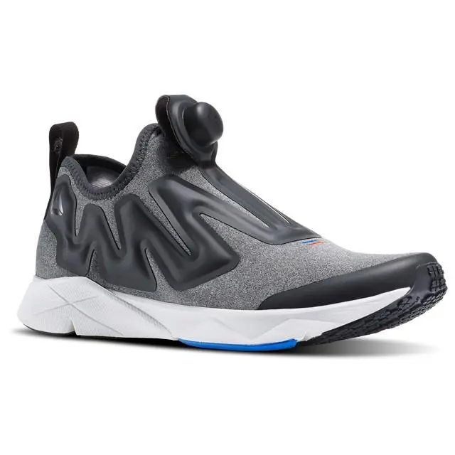 Reebok Pump Supreme Hoodie Coal/white/china Red/awes Men`s Shoes BS7044 - Coal/White/China Red/Awes