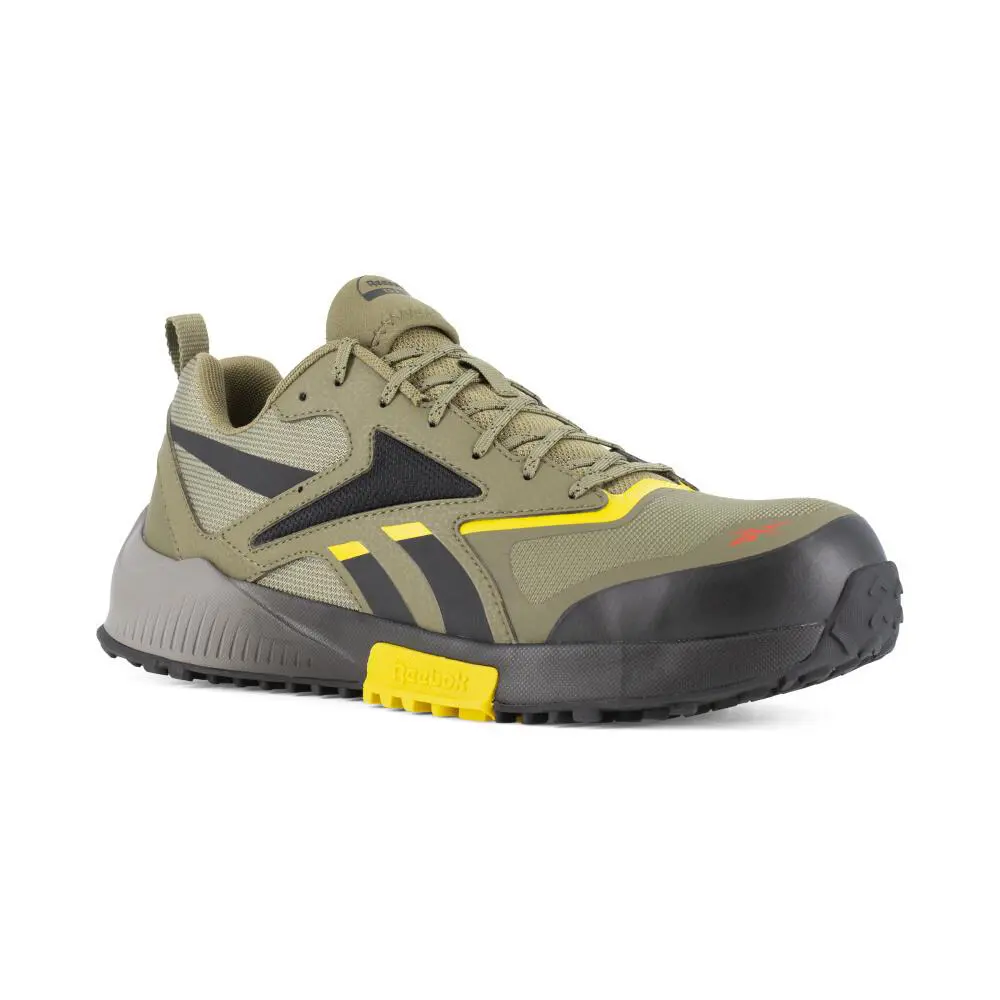Reebok shoes - LAVANTE TRAIL 2 WORK - LAVANTE TRAIL WORK - RB3240 - Army Green, Black, and Yellow 1