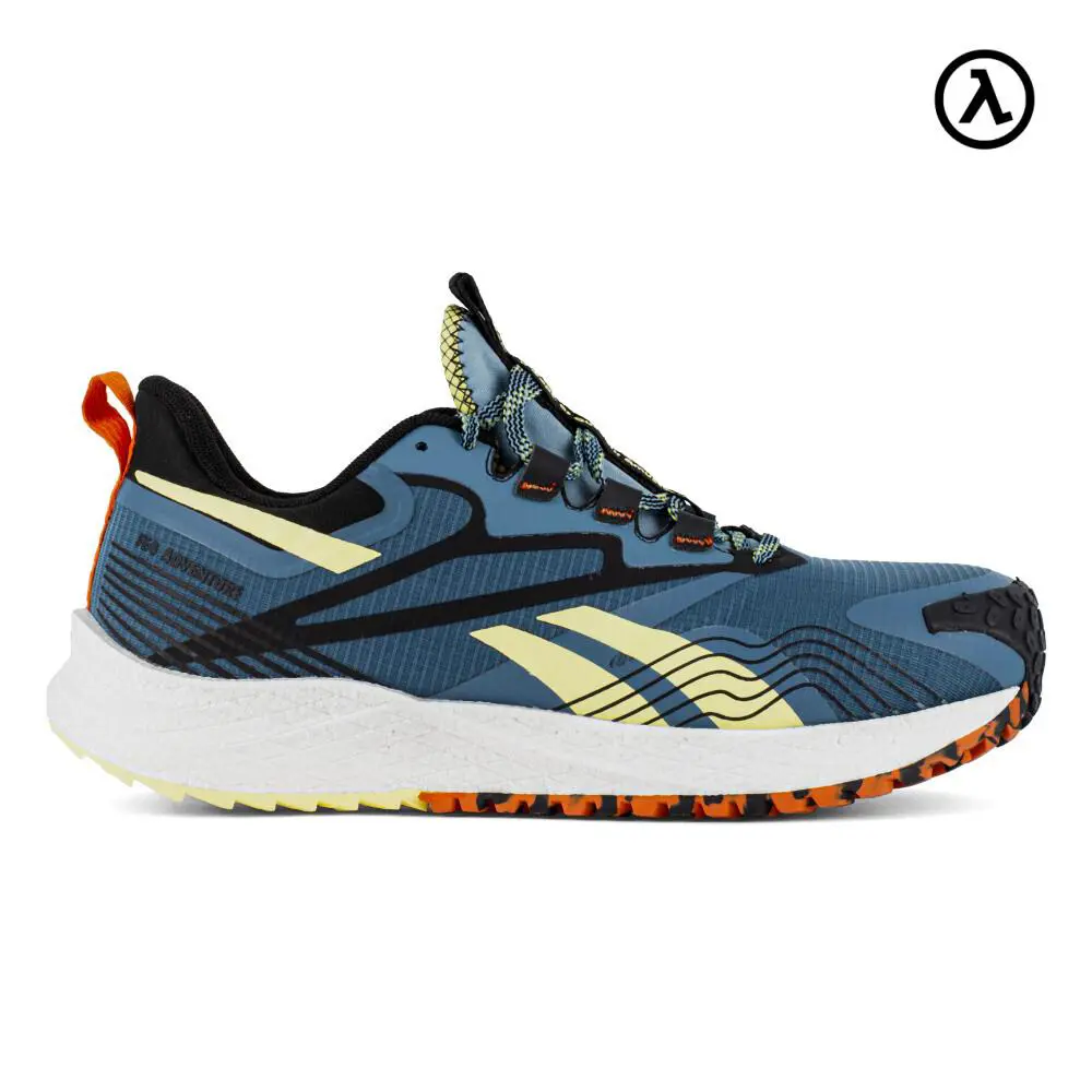 Reebok FE4 Adventure Work Men`s Athletic Shoe Blue/yellow Boots RB3611 - Blue and Yellow