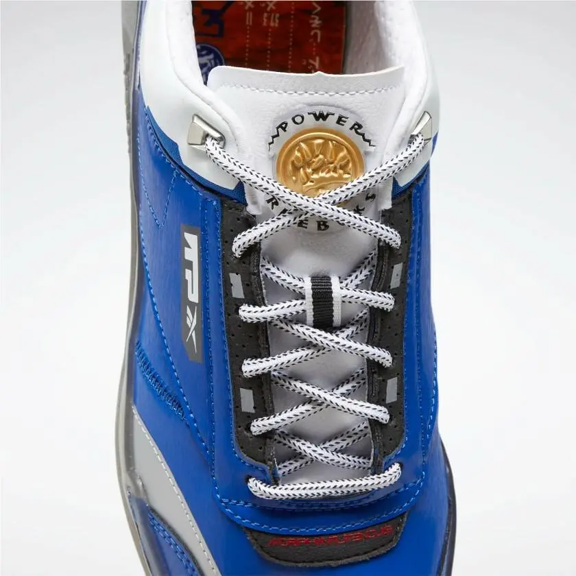 Reebok shoes - blue/white/silver 8