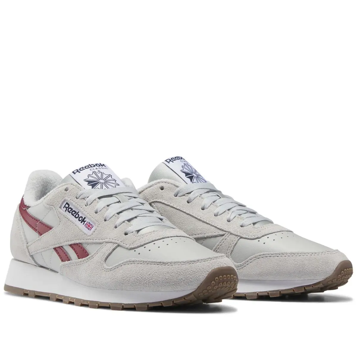 Reebok shoes - Reebok Classic Leather - Classic Leather - GV9640 - Pure Grey/Pure Grey/Classic Burgundy 0