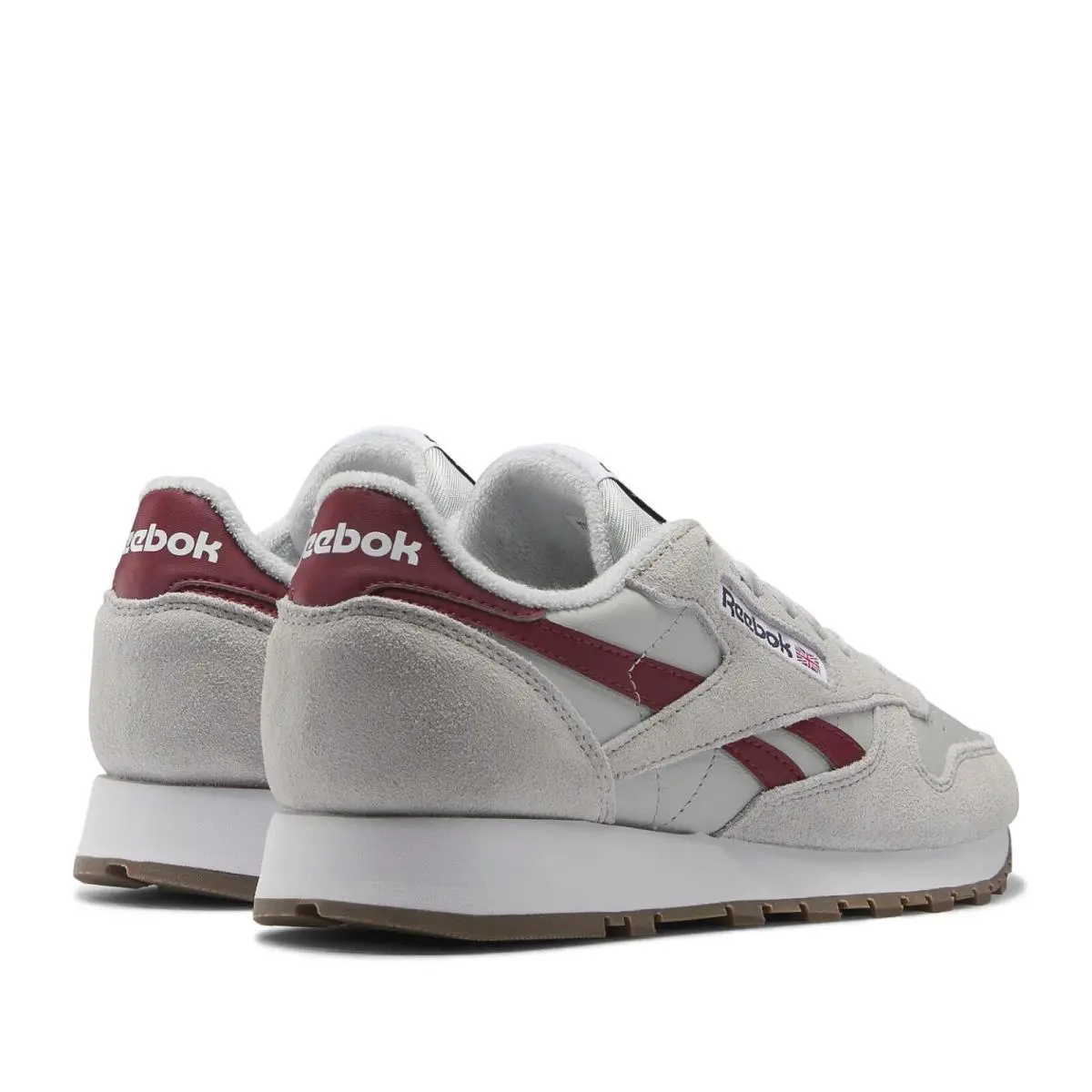 Reebok shoes - Reebok Classic Leather - Classic Leather - GV9640 - Pure Grey/Pure Grey/Classic Burgundy 1