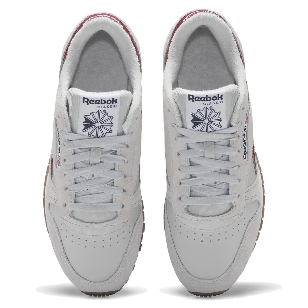 Reebok shoes - Reebok Classic Leather - Classic Leather - GV9640 - Pure Grey/Pure Grey/Classic Burgundy 11