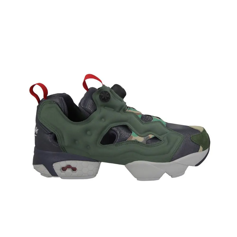 Reebok Instapump Fury Og Vp Black/prmgrn/bsbl Gry/scr Men`s Shoes AR1448 - BLACK/PRMGRN/BSB