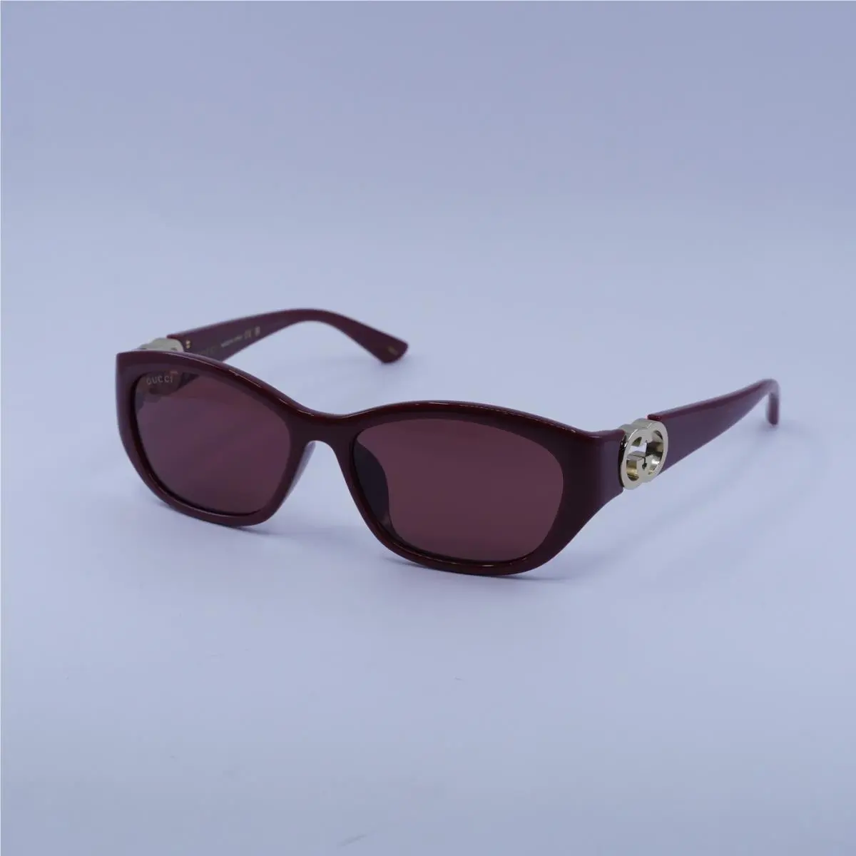 Gucci GG1826SK 003 Shiny Burgundy/burgundy 57-16-140 Sunglasses