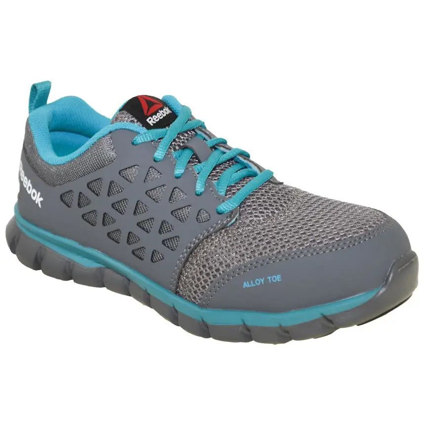 Reebok Women`s Sublite Cushion Work Alloy Safety Toe Shoe Style RB045 - Gray