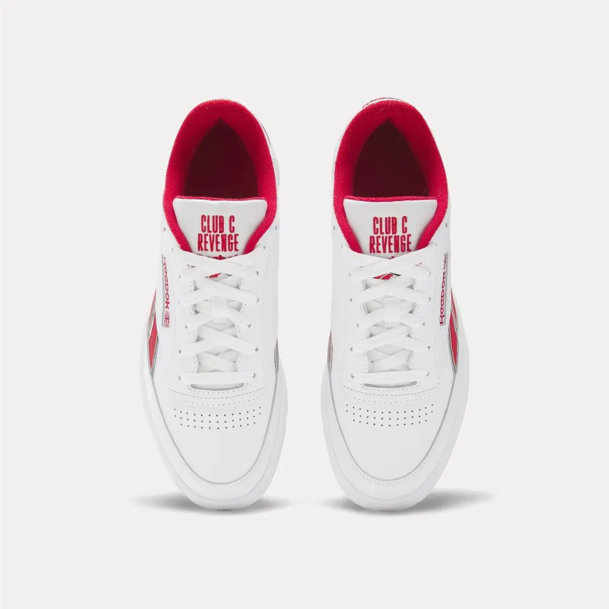 Reebok shoes - Cloud White / Vector Red / Black 2