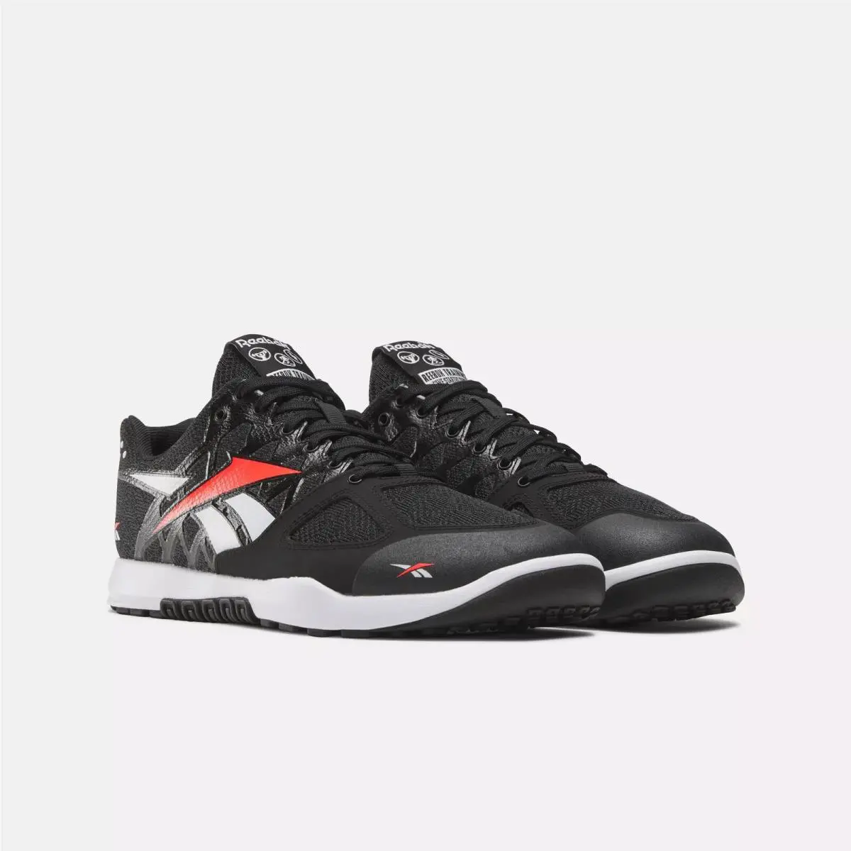 Reebok shoes - White/Black/Neon Cherry 0