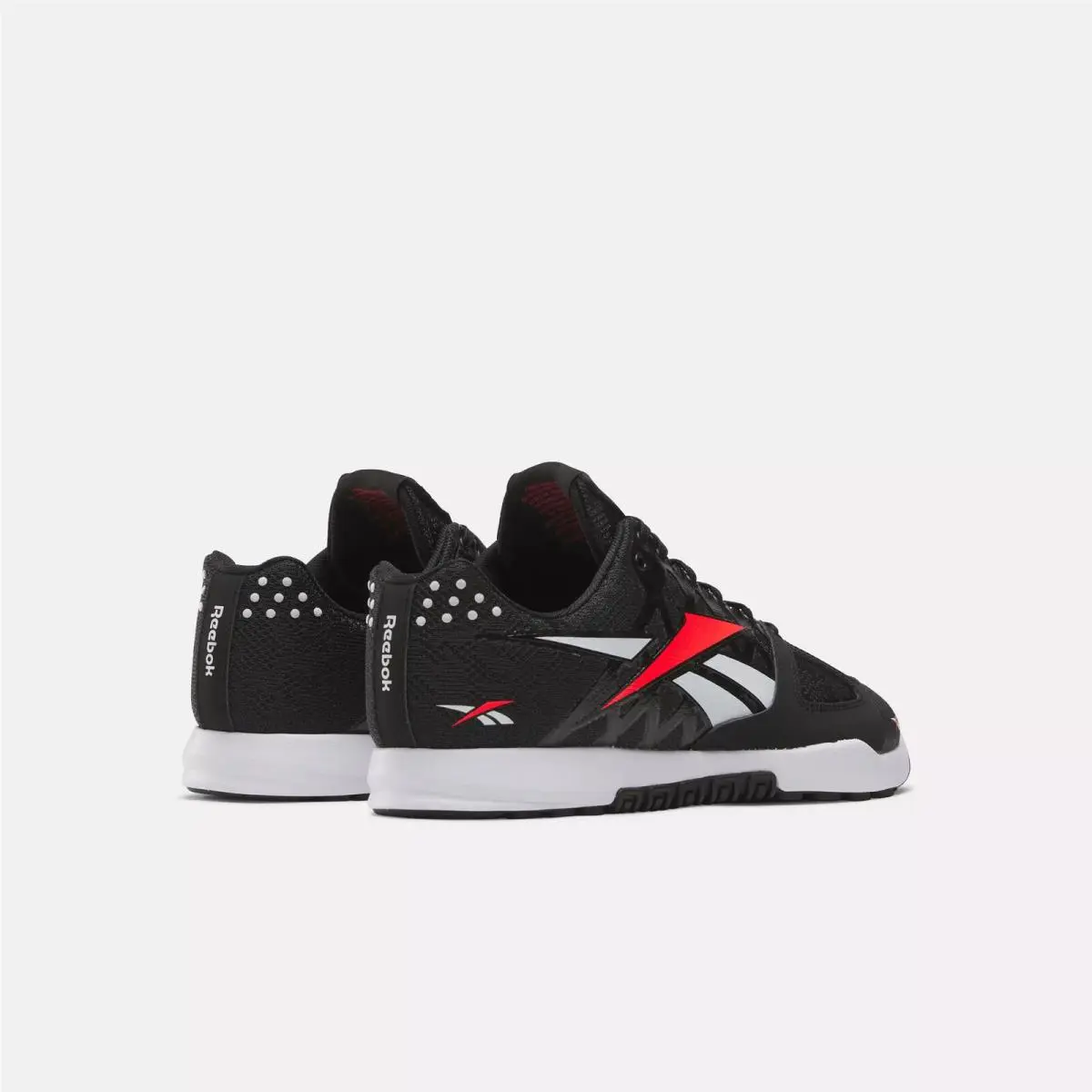 Reebok shoes - White/Black/Neon Cherry 1