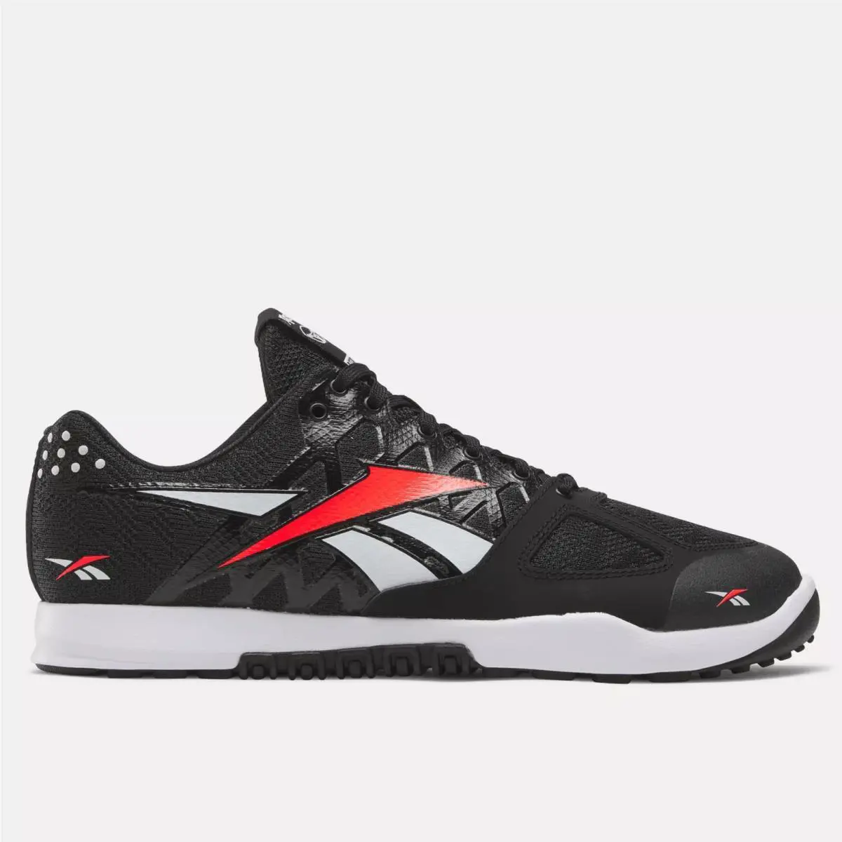 Reebok shoes - White/Black/Neon Cherry 4