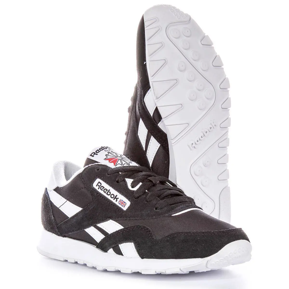 Reebok shoes - BLACK WHITE 3