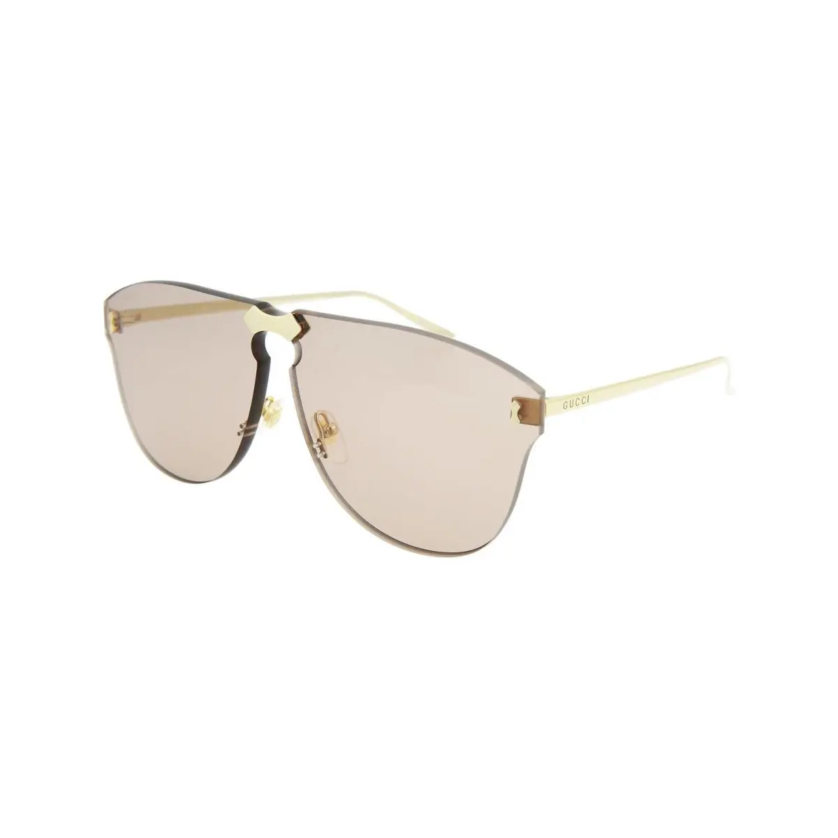 Gucci GG0354/S 002 Sunglasses Gold / Brown Lens