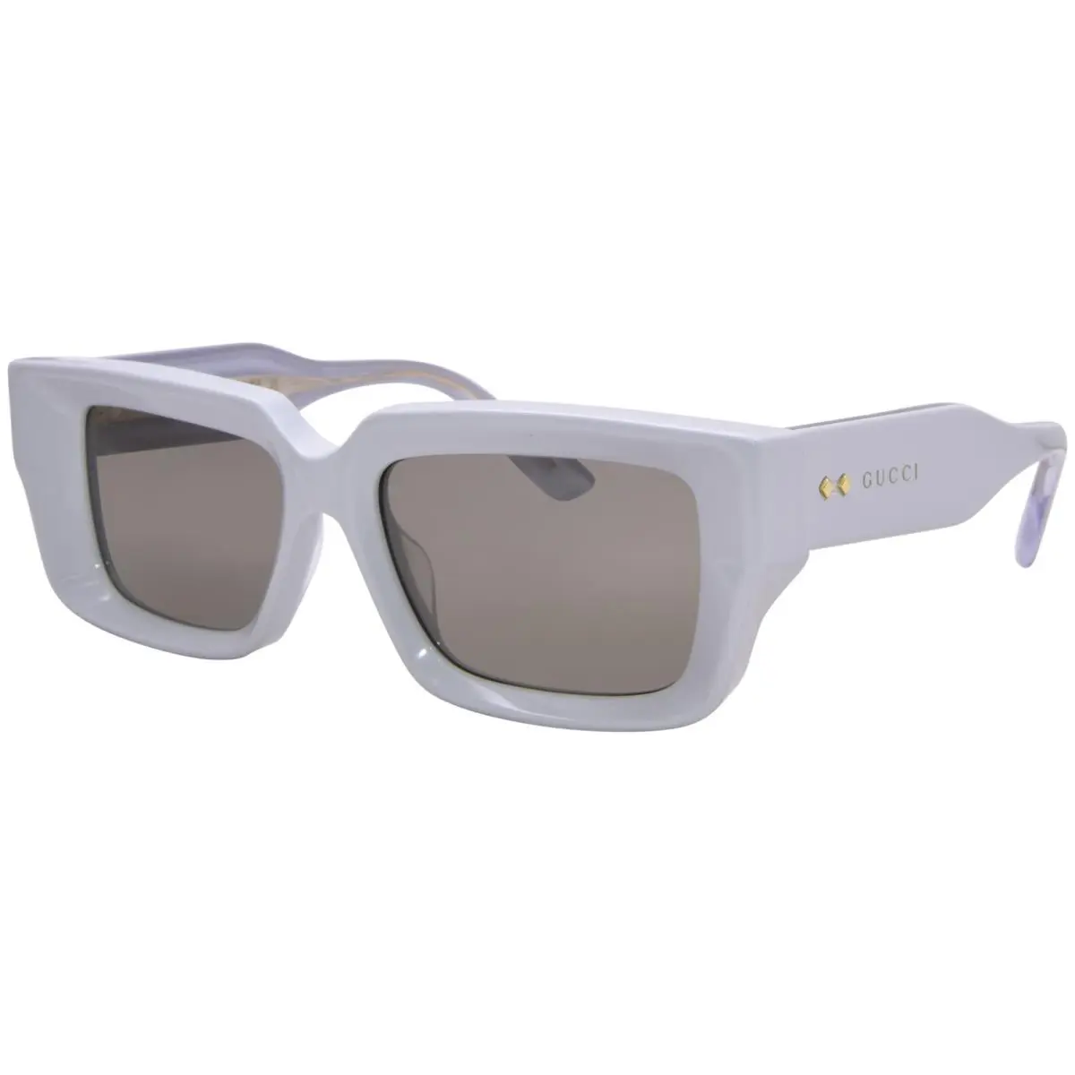 GG1529S 004 Sunglasses Grey/brown Lenses Rectangle Shape 54mm by Gucci