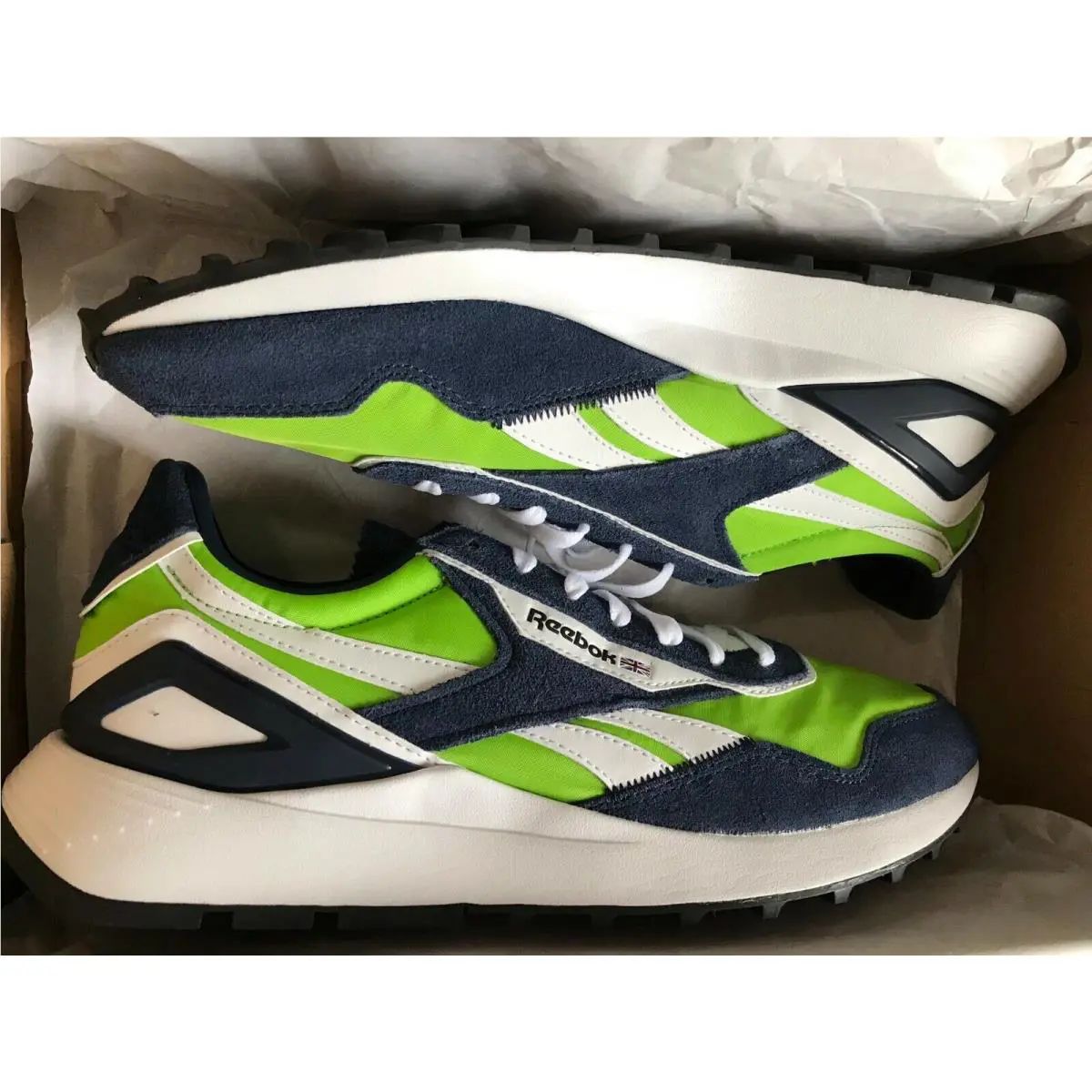 Reebok shoes - Reebok CL Legacy AZ - Legacy - GX7569 - Semi Solar Green / Vector Navy / Ftwr White 8