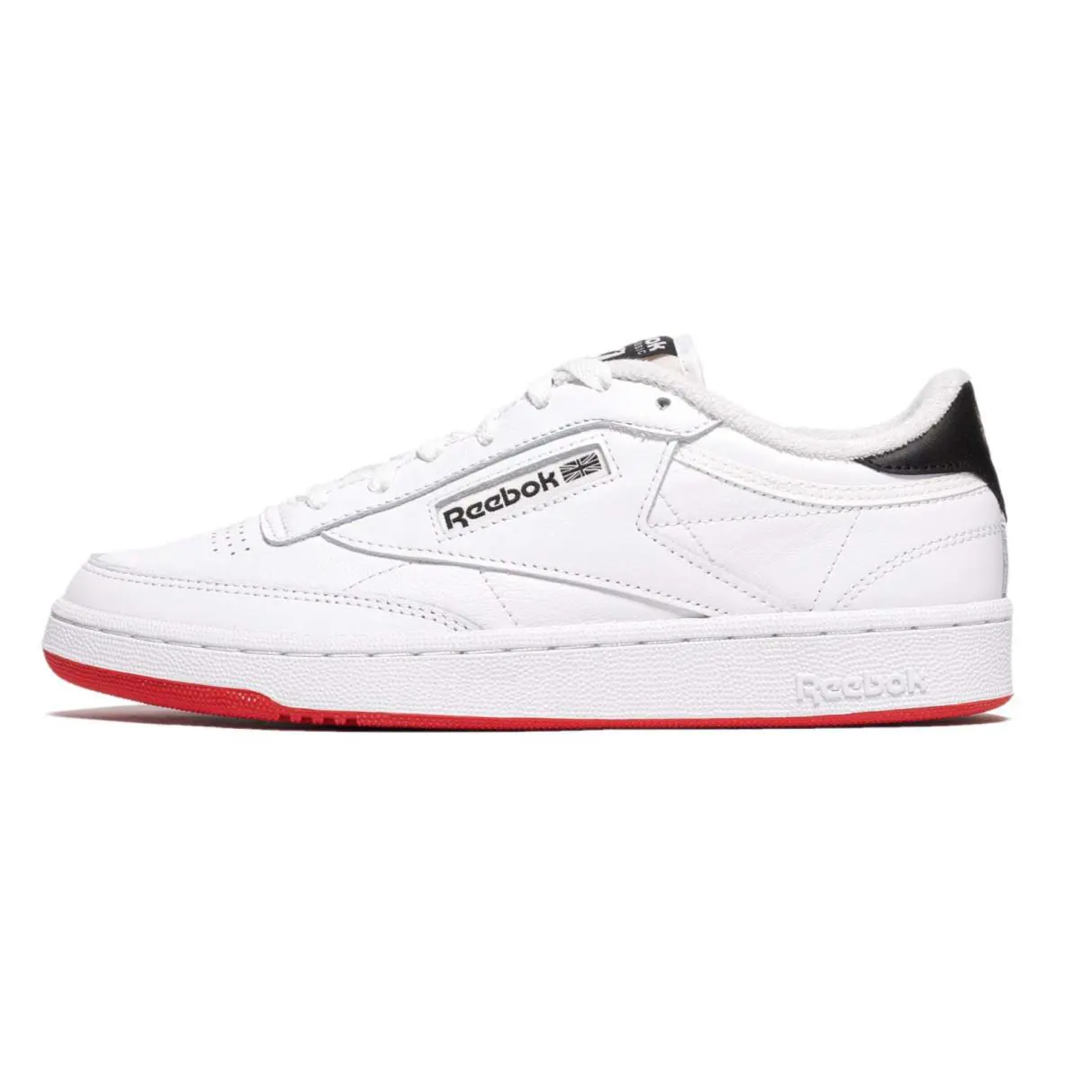 100207058/GX8307 Mens Reebok Club C 85 - Ftwwht/Chalk/Vecred