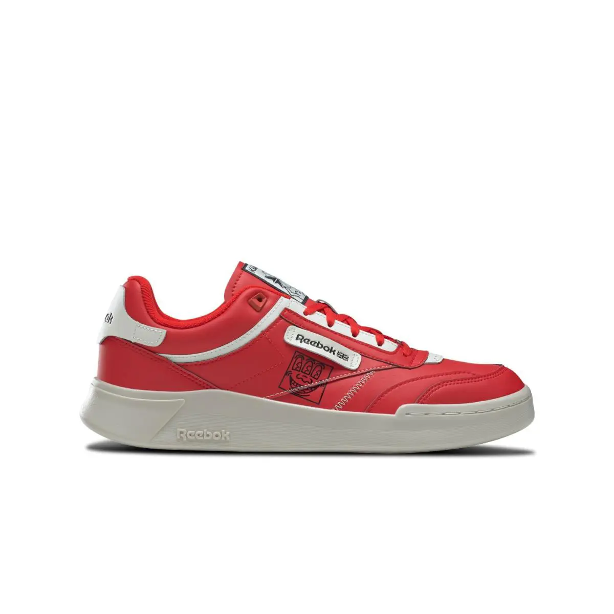Reebok x Keith Haring Club C Legacy Instinct Red/chalk Men`s Shoes GZ1459 - Red