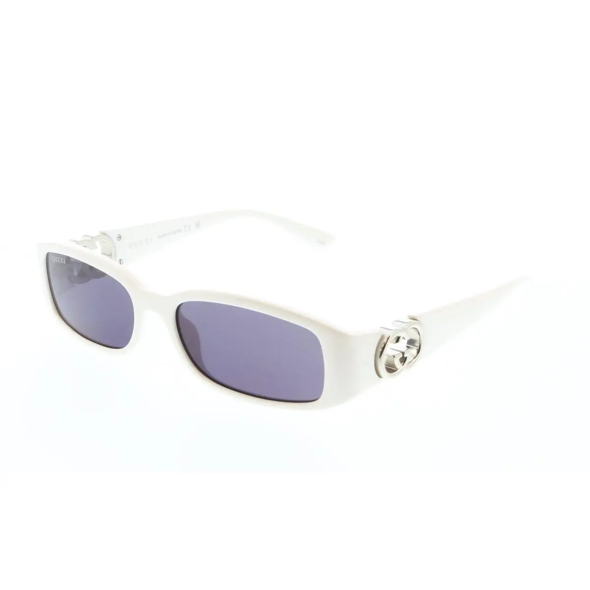 Gucci GG1661S-003 White Square Ladies Sunglasses