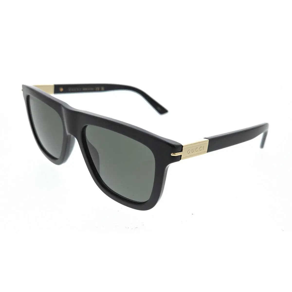 Gucci GG1502S-001 Black Square Mens Sunglasses