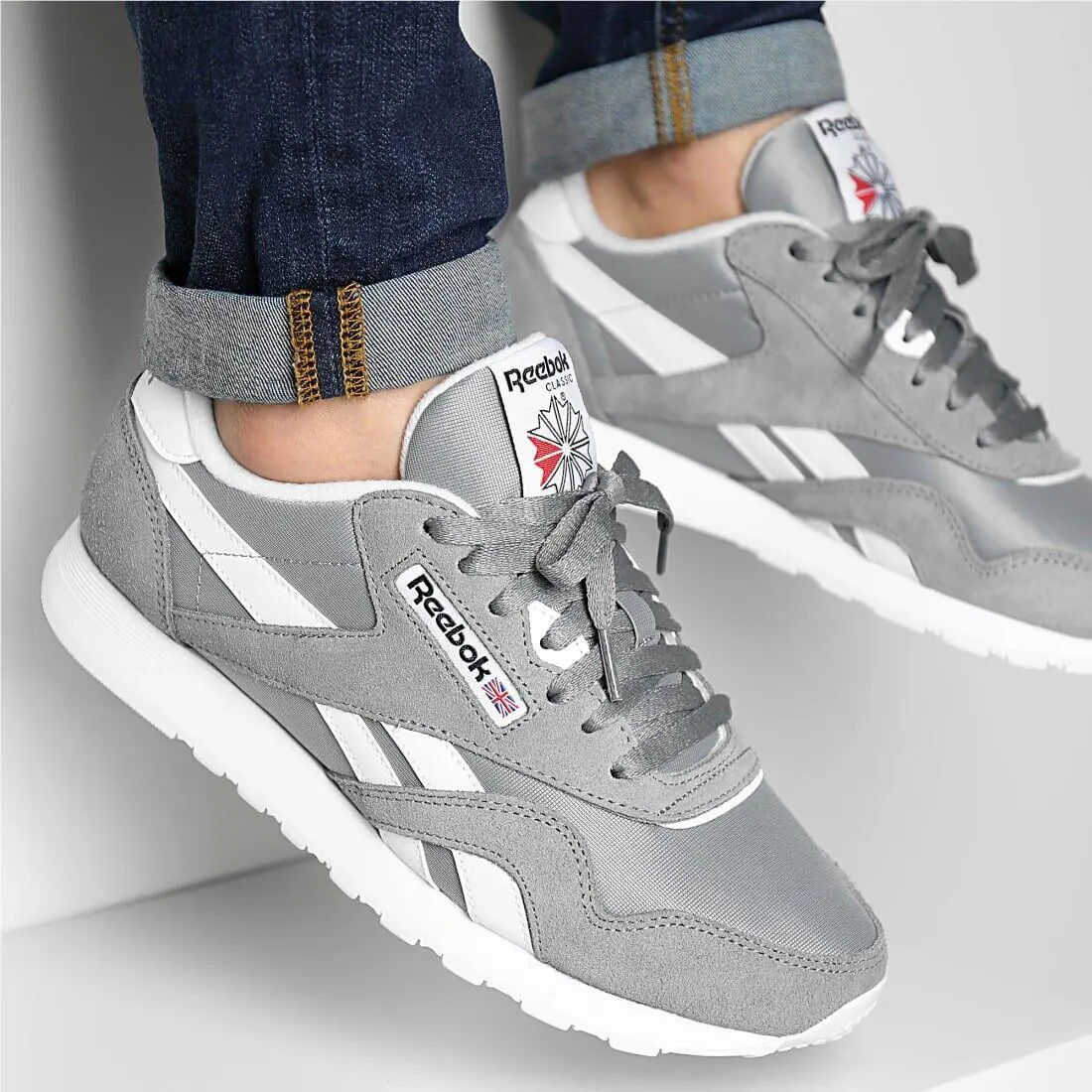 Reebok shoes - Reebok Classic Nylon - Classic Nylon - Reebok Classic Nylon - Gray 8