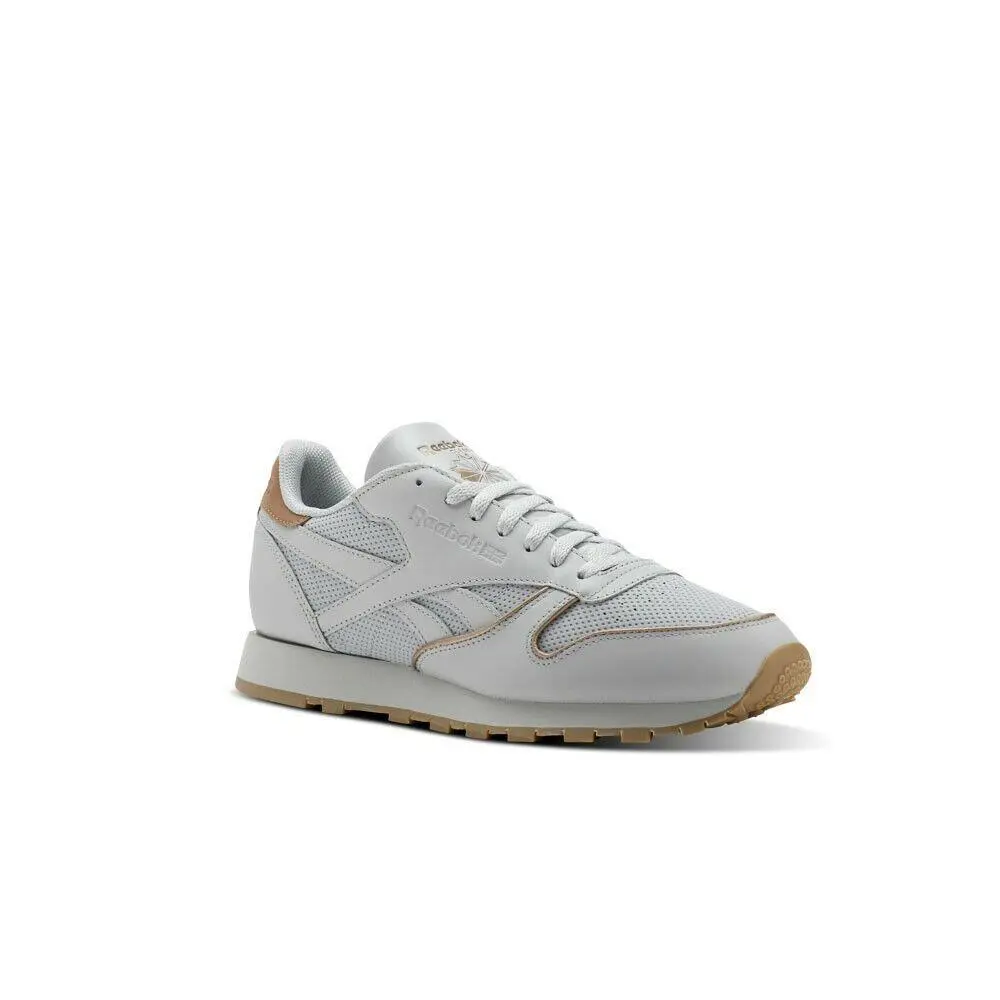 Reebok Classics Classic Leather RM Skull Grey/rose Gold/gum Men`s Shoes CN2846 - Skull Grey/Rose Gold/Gum