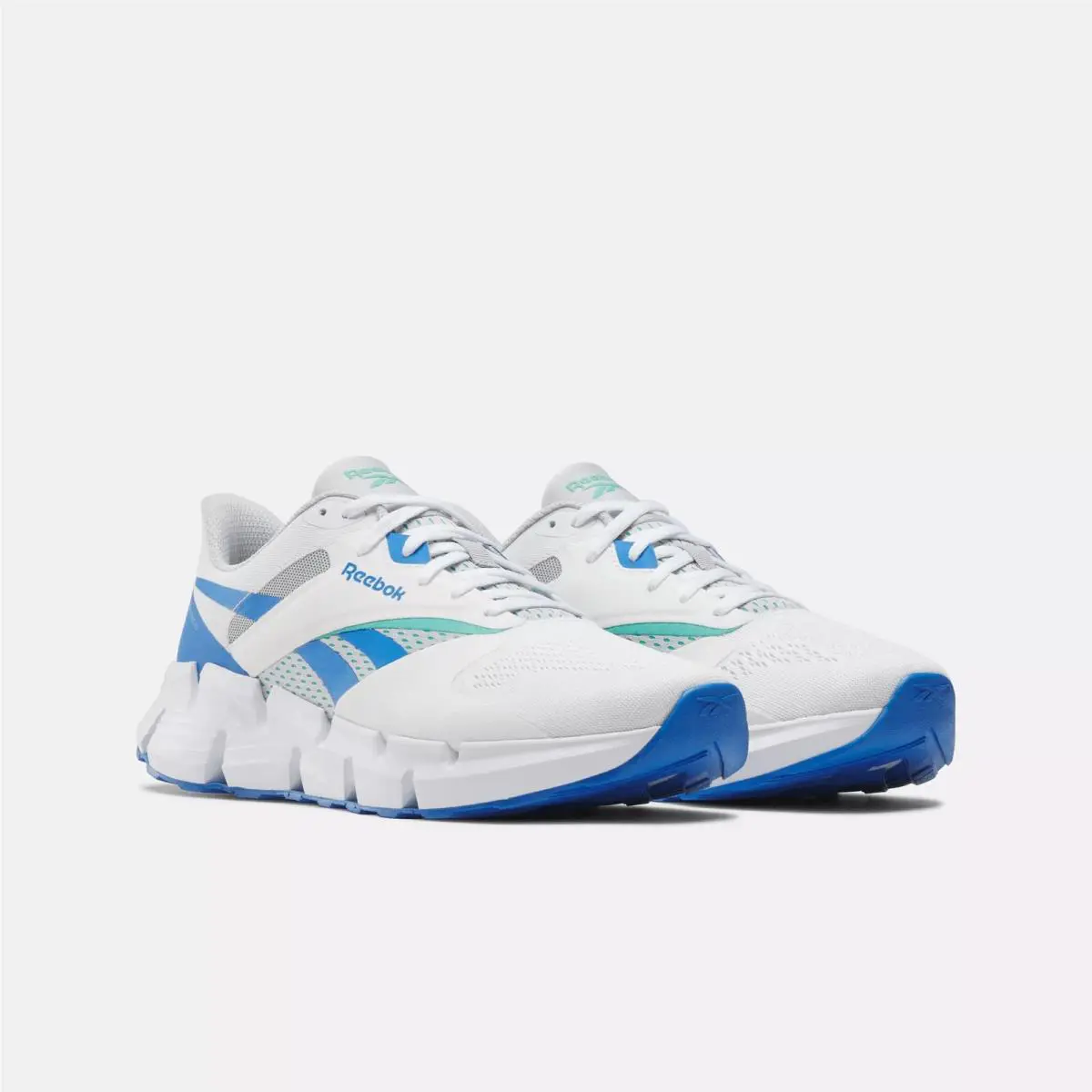 Reebok shoes - White/Kinetic Blue/Grey 1 0