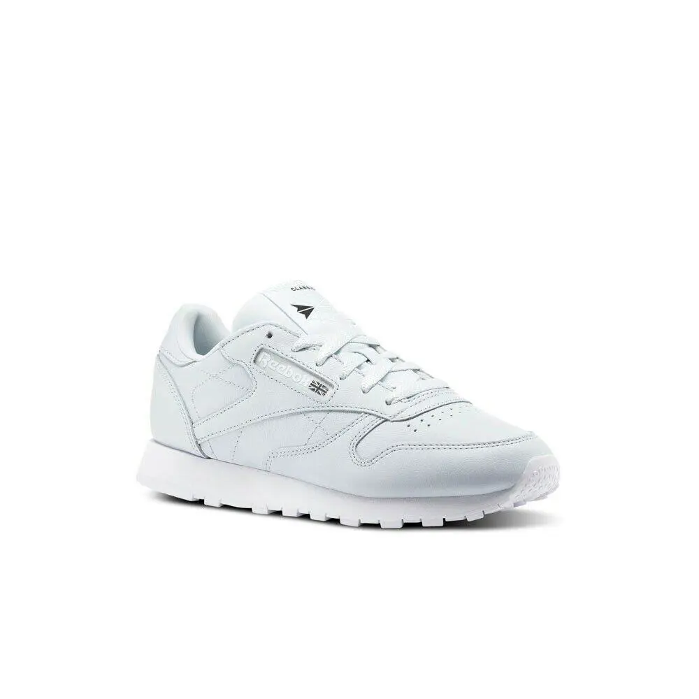 Reebok Classics Classic Leather x Face Cloudy Blue/white/black Women`s Shoes - Cloudy Blue/White/Black