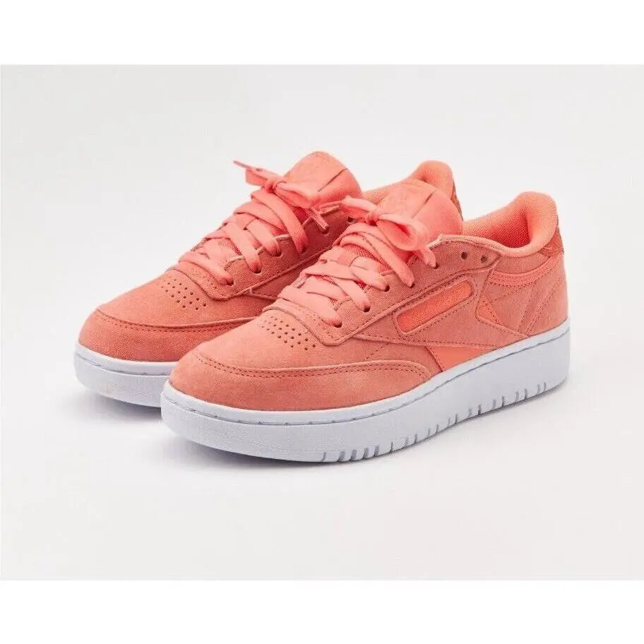 Reebok shoes - Reebok Club C Double - Club Double - FZ0848 - Twisted Coral/White 8