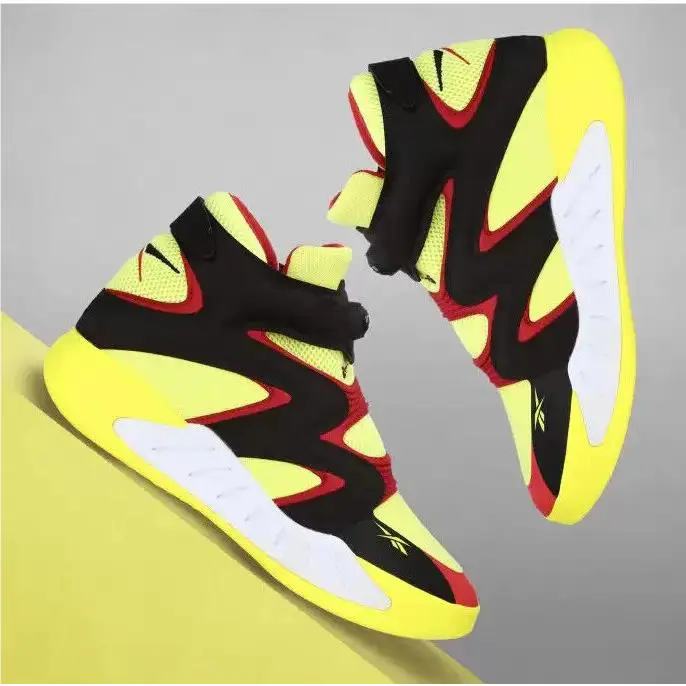 Reebok shoes - Reebok Instapump Fury - Instapump Fury - G55142 - Acid Yellow/Black-Vector Red 0