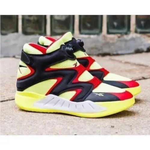 Reebok shoes - Reebok Instapump Fury - Instapump Fury - G55142 - Acid Yellow/Black-Vector Red 23