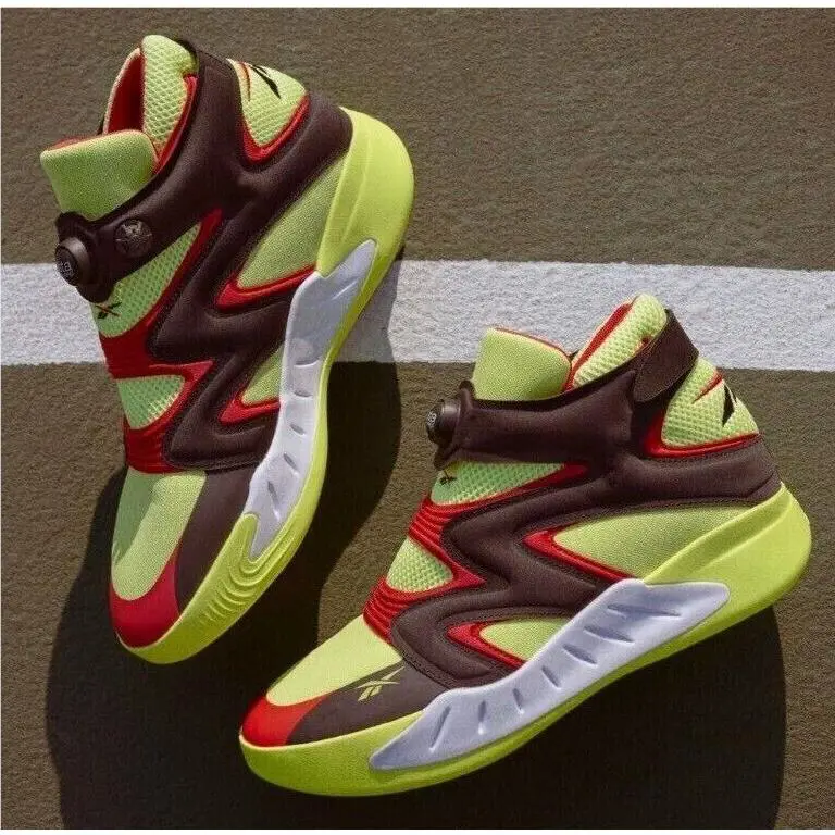 Reebok shoes - Reebok Instapump Fury - Instapump Fury - G55142 - Acid Yellow/Black-Vector Red 37