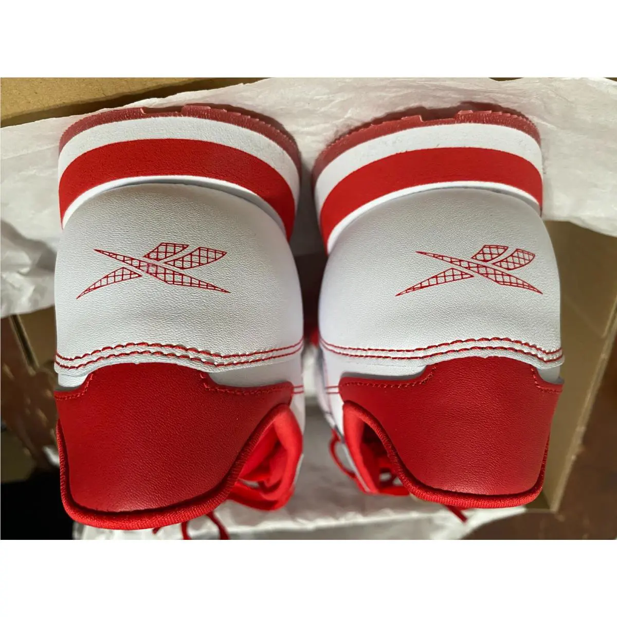 Reebok shoes - Reebok Classic Leather - Classic Leather - GW0150 - WHITE RED 6