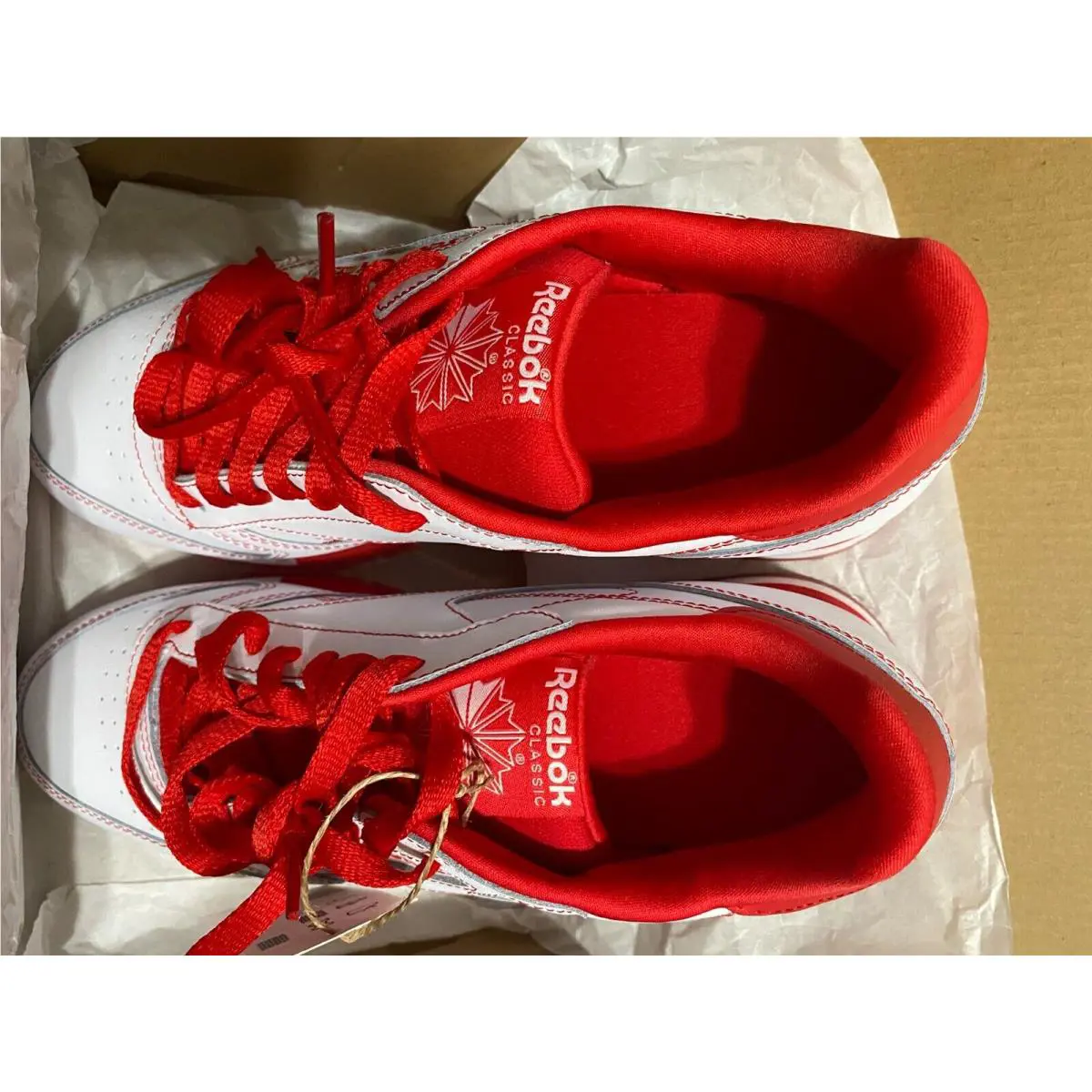 Reebok shoes - Reebok Classic Leather - Classic Leather - GW0150 - WHITE RED 17